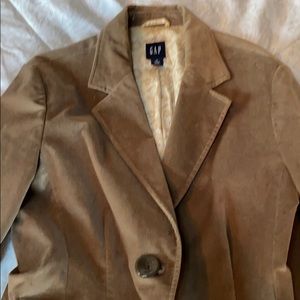 Excellent condition velvet tan blazer